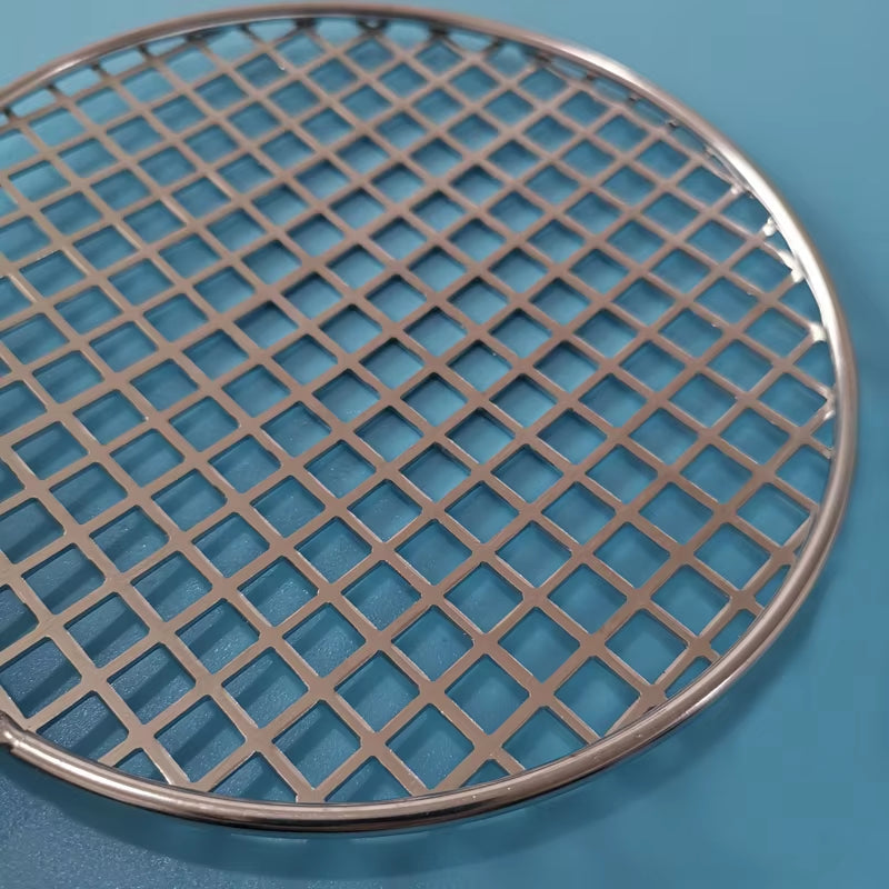 Non-Stick 304 Stainless Steel Barbecue Net round BBQ Grill Net Bbq Grill Mat Bbq Grill Bbq Accessories Bbq Tools