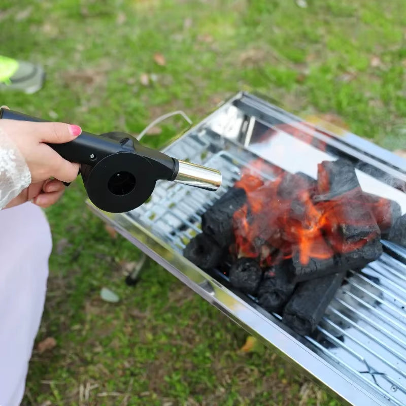 Hand BBQ Fan Outdoor BBQ Fan Air Blower for Barbecue Picnic Manual Grill BBQ Fan Fire Bellows BBQ Tools
