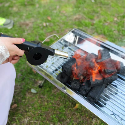 Hand BBQ Fan Outdoor BBQ Fan Air Blower for Barbecue Picnic Manual Grill BBQ Fan Fire Bellows BBQ Tools